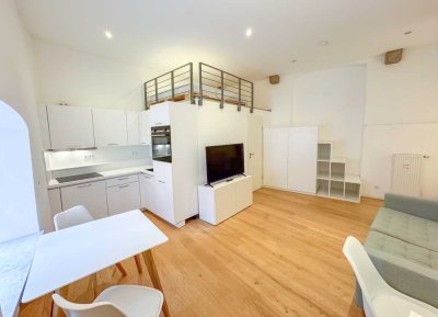 AB 01.08.2026, NEU SANIERT 2024,  MÖBLIERTES 32QM 1-ZIMMER APARTMENT REGENSBURG ZENTRUM 80M VOM DOM
