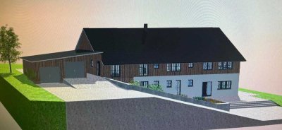 Baugenehmigtes Landhaus  WFL 500m² vielfältige Verwendung Bayern bei Memmingen