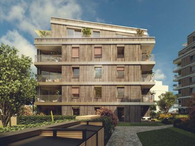 3-Zi.-Wohnung mit Loggia in moderner, nachhaltiger Architektur – gut angebunden an der Spree