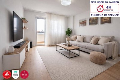 94m² Familienwohnung mit Balkon – 5 Min zum Bahnhof (Direktzug nach Wien) Beschreibung