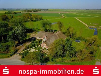 Wohnen ohne Hindernisse! Ebenerdiges Wohnen unter Reet auf ca. 130 m²!