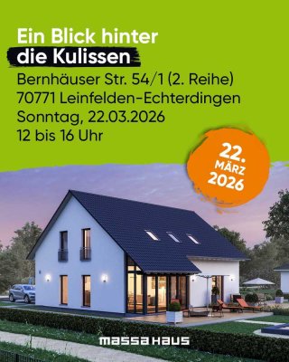 "Ein Blick hinter die Kulissen bei massa haus" - Baustellenbesichtigung in Leinfelden-Echt
