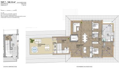 ****DACHGESCHOSSWOHNUNG mit AUSBLICK **** ca. 155,12m² - inkl. 1 Parkplatz - Wohnen über den Dächern von St. Veit an der Glan