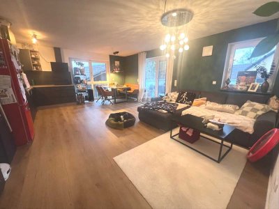 Die schönste Terrasse Egmatings: neuwertige 3-Zimmer-Wohnung