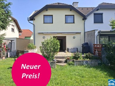 Leben am Wasser – Doppelhaushälfte mit Garten nahe den Guntramsdorfer Teichen