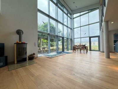 Elegantes, lichtdurchflutetes Einfamilienhaus mit einzigartiger Architektur - sofort bezugsfertig!