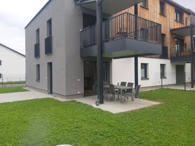 Neuwertige 3-Zimmer-Erdgeschoß-Wohnung mit Gartenparadies und Doppel-Carport in Stainz zu kaufen !