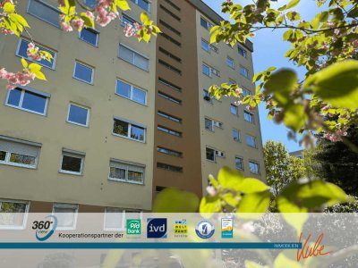 IMMO KUBE! Flexible 4 Zimmerwohnung mit 2 Einheiten, Loggia & 2 TG-Stellplätzen in Nbg-Mögeldorf