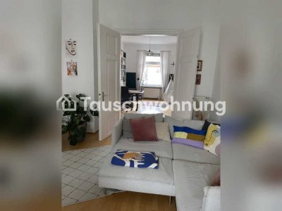 Tauschwohnung: ruhige Altbauwohnung, 3ZKB, mit Balkon und Keller im Nordend