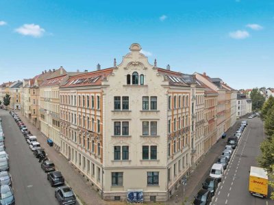 Leerstehende 2-Zimmer-Wohnung mit Aufzug und Einbauküche in beliebter Lage von Leipzig-Leutzsch!