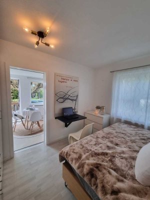 Schickes Appartement für eine Einzelperson in Bietigheim, komplett möbliert.