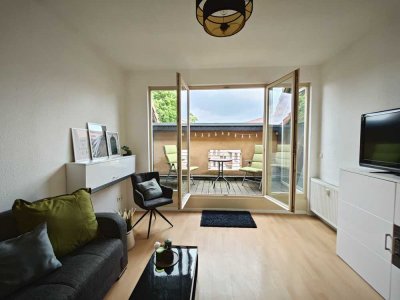 Zentrale möblierte 3-Zimmer Wohnung mit Altbau Charme