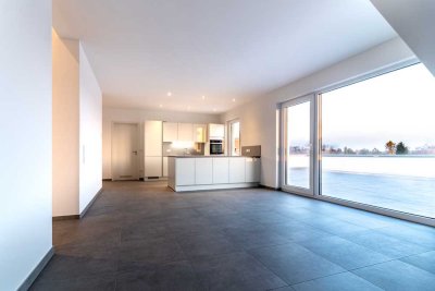 Penthouse Wohnung mit Ausblick in den Pfälzerwald