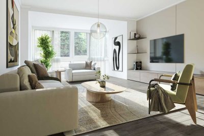 Helle 2-Zimmer-Wohnung mit Balkon