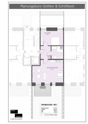 Helle 2-Zimmer Wohnung mit Terasse im EG in Münster-Amelsbüren (Außenbereich)