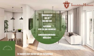 ***3-Zimmer-Wohnung im QNG-Neubau – mit sensationellem Garten, modern & förderfähig***