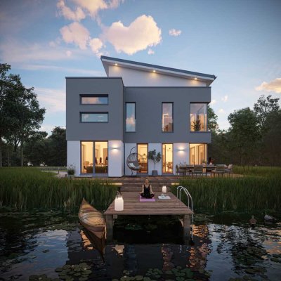 Größe neu gedacht: Nachhaltiger Luxus im Effizienzhaus-Standard.