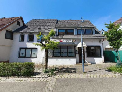 Vielseitige Immobilie mit Gastronomiebereich, Wohneinheit und Potenzial für zusätzlichen Wohnraum