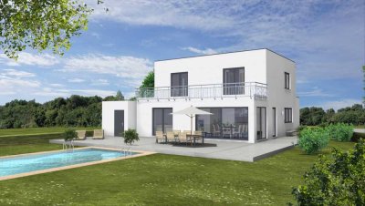 Münster,  Ia-Lage, exclusive Stadthausvilla im Bauhausstil, Südlage