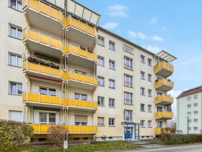 Helle 2-Zimmer-Wohnung mit Balkon in guter Wohnlage von Dresden-Dobritz