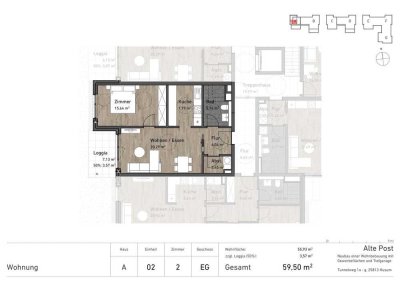 Willkommen im Wohnquartier "Alte Post"  - Neubau von 107 Wohneinheiten