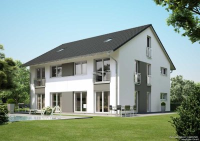Doppelhauspartner gesucht! Neubau inkl. Grundstück in ruhiger Lage Rahlstedts  –  fußläufig zur Bahn