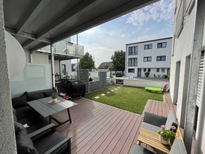 Exklusive 3-Zi. Terrassenwohnung mit Garten