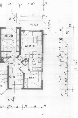 Schöne 3-Zimmer-Wohnung mit Balkon/Garten und Einbauküche in Waldachtal