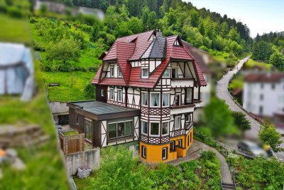 Idyllisches Mehrgenerationenhaus in charmanter Schwarzwaldvilla – Wohnen mit Weitblick und Vielfalt