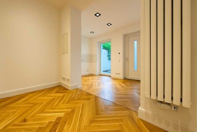 Wunderschöne, ruhige Remisen Neubau-Gartenwohnung mit Terrasse – 31 m² im idyllischen Innenhof