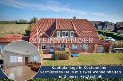 Kapitalanlage in Küstennähe – vermietetes Haus mit zwei Wohneinheiten und neuer Heiztechnik