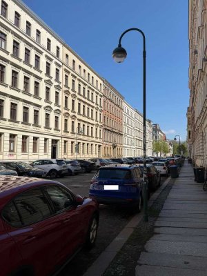 Wohnen im Leipziger Waldstraßenviertel! 3RWE mit Balkon und alleinig nutzbarem Garten!