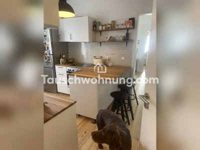 Tauschwohnung: Hübsche gutgeschnittene single Wohnung
