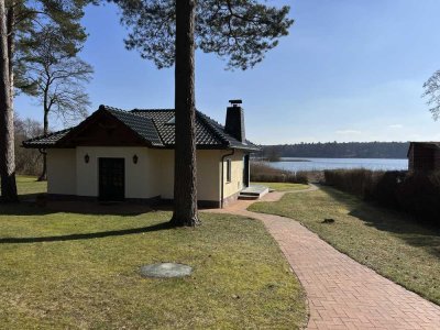 Idylle mit eigener Steganlage am Zootzensee, Nähe Rheinsberg