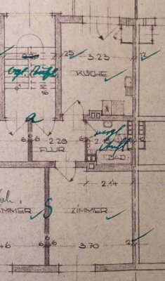 Freundliche und gepflegte 1-Raum-Wohnung mit Balkon und Einbauküche in Saarbrücken