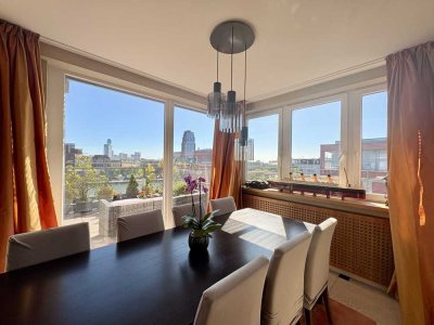 4-Zimmer-Luxus-Penthouse direkt am Main nahe EZB mit viel Privatsphäre