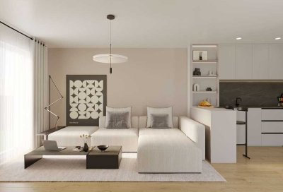 Mehrere ETW im Süden von Bobingen projektiert. hier 3 ZKB beispielhaft