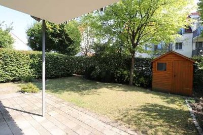 Charmante 3-Zimmer Wohnung mit wunderschönem Garten und  Hobbyraum in Dachau