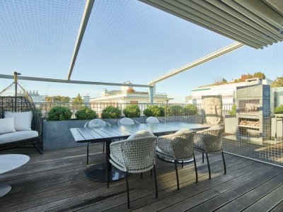 TOP-Lage Maxvorstadt, exklusive 4-Zi-DT-Penthouse-Whng. mit atemberaubendem Ausblick