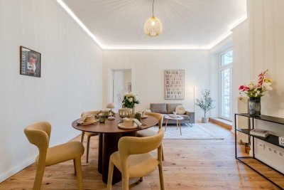 *PROVISIONSFREI* Bezugsfreie umfassend modernisierte 3-Zimmer Altbauperle im Samariterkiez m. Balkon