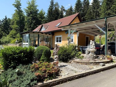 Heimkommen &amp; Wohlfühlen! Einfamilienhaus mit herrlichem Grund und überdachtem Pool