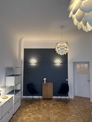 seltene Jugendstilwohnung frei - 3 Raum mit gehobener Innenausstattung mit 2 Balkonen, Einbauküche