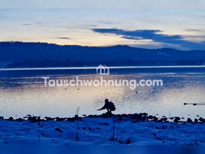 Tauschwohnung: Südbalkon und Parkett im DG am Bodensee