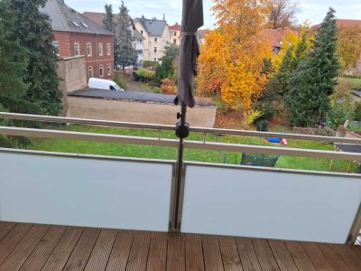 Helle 2-Zimmer-Wohnung mit Balkon im 2. OG in Rochlitz