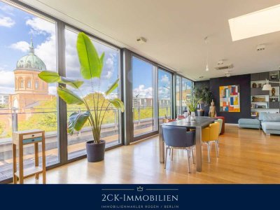Traum-Penthouse am Engelbecken: 122m², 4 Zimmer, 360°-Fernsehturmblick & 2 TG-Stellplätze inklusive!
