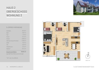 *Viel Platz für die ganze Familie - 4,5-Zi. Eigentumswohnung im Obergeschoss Haus 2 Wohnung 3
