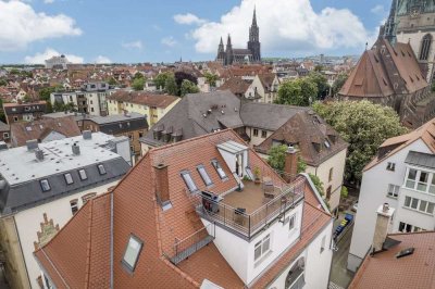 LICHT. LUFT. LUXUS. Sensationeller Luxus-Altbau mit Dachterrasse und atemberaubendem Panorama!