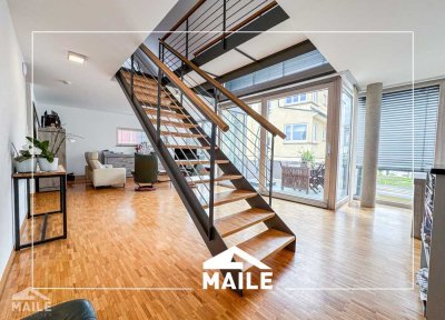 Neuwertige Luxuswohnung mit Terrasse und Einbauküche