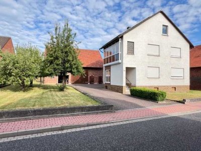 Ländliche Idylle in Heringen-Wölfershausen - Gepflegtes Zweifamilienhaus mit großem Hof und Scheune