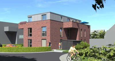 Exklusive 2-Zimmer-Neubauwohnung im Staffelgeschoss mit umlaufender Dachterrasse